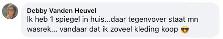 Reactie van een lezeres