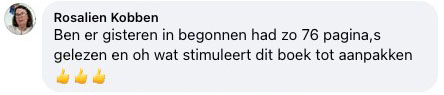 Reactie van een lezeres